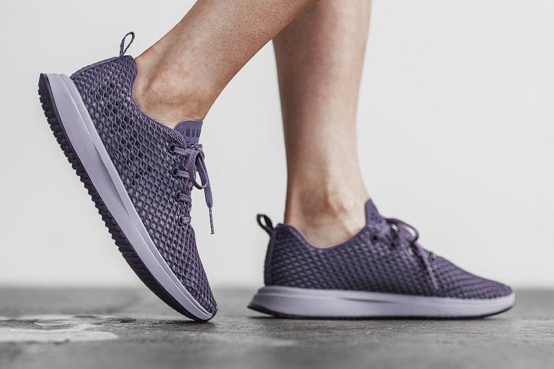 Lavender Nobull Lavender Mesh Runner Women's Running Shoes | CA L1721I